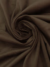 Chocolate Brown 100% Cotton 9-Wale Corduroy 57W