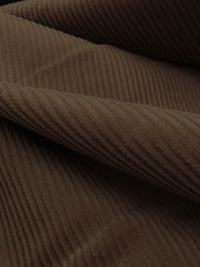 Chocolate Brown 100% Cotton 9-Wale Corduroy 57W