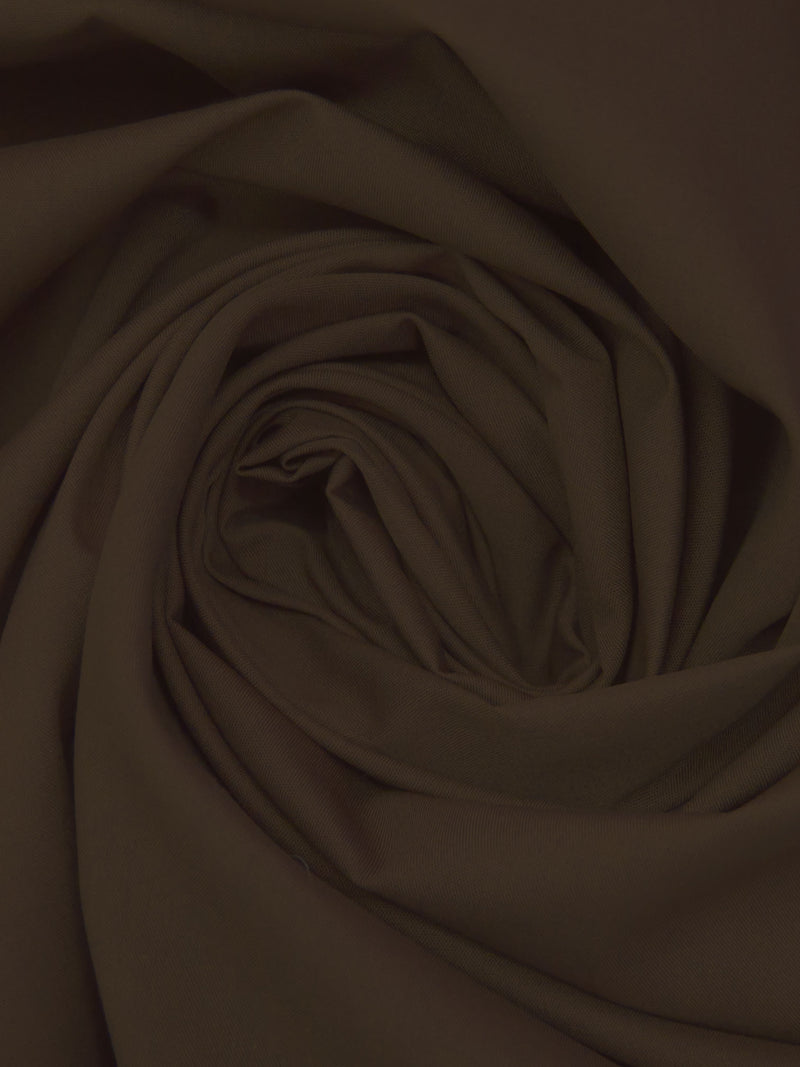 Cola Brown Polyester/Cotton Broadcloth 44W