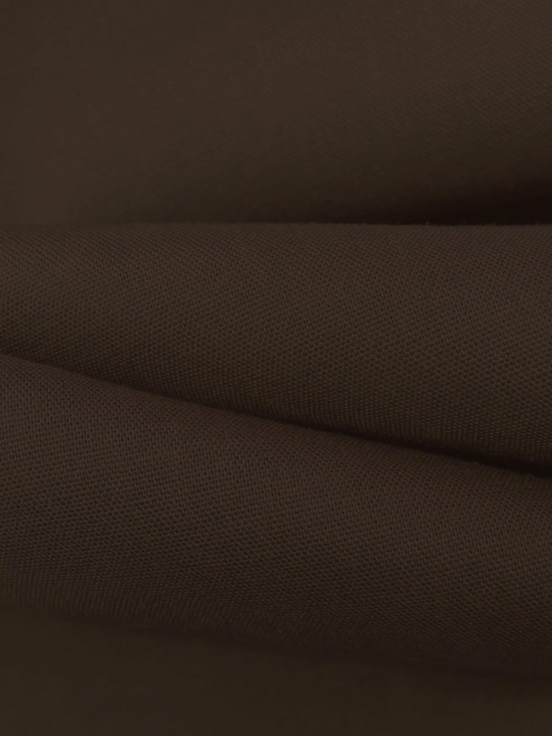 Cola Brown Polyester/Cotton Broadcloth 44W