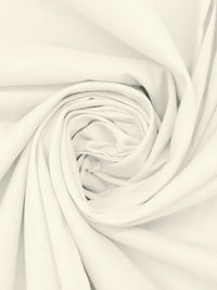 SOLD AS IS ONLY - Warm White Polyester/Cotton Broadcloth 42W
