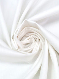 Soft White Cotton/Polyester Waffle Weave Shirting 57W