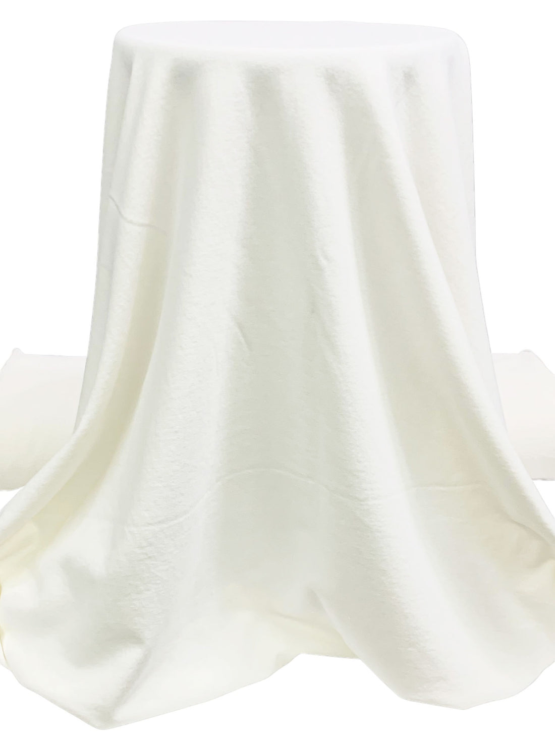 Eggshell 100% Cotton French Terry Knit - LA Designer - 59W
