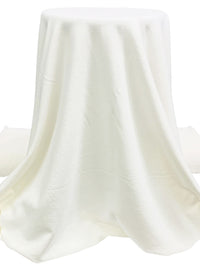 Eggshell 100% Cotton French Terry Knit - LA Designer - 59W