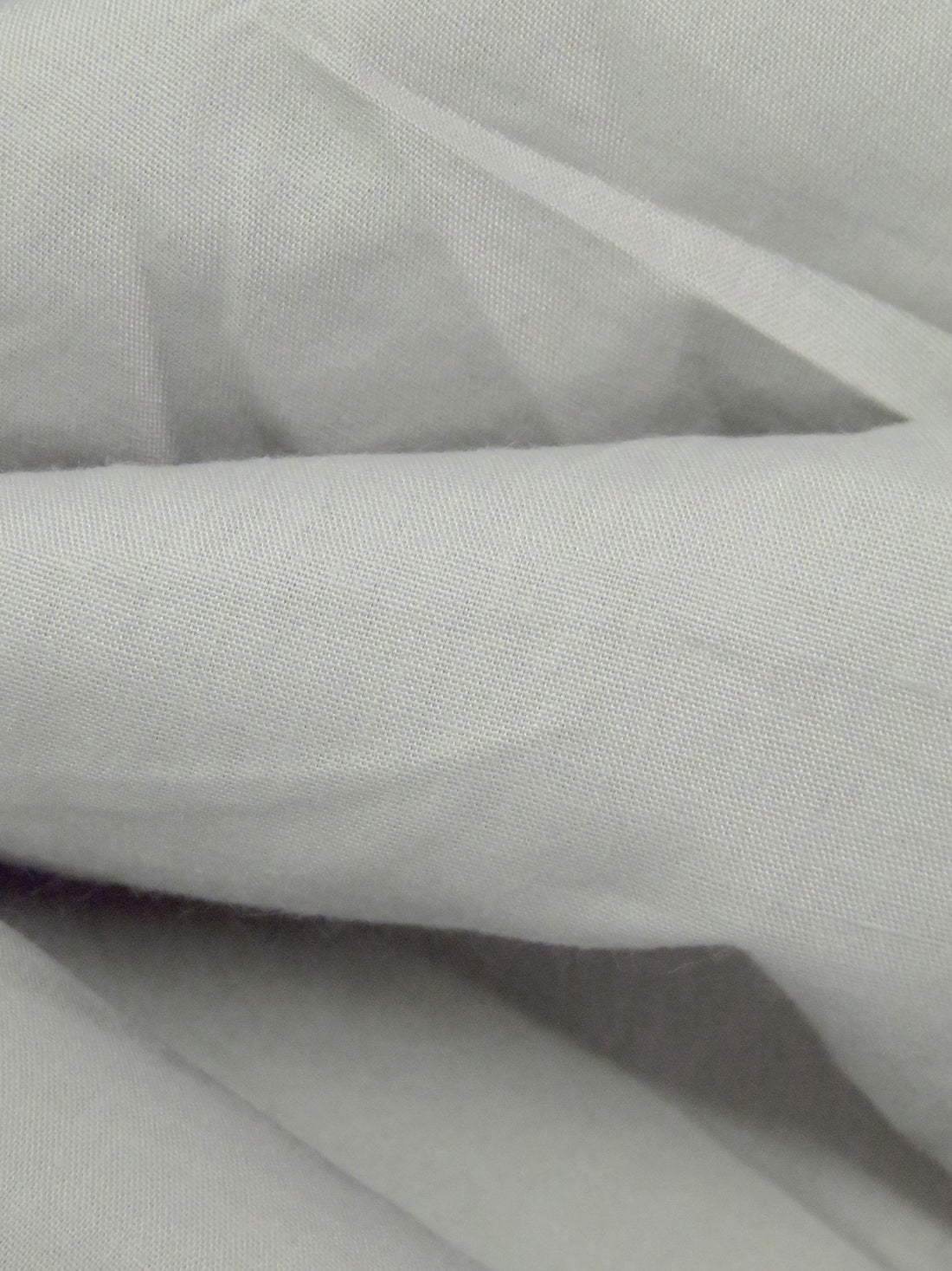 Silver Foil Polyester/Cotton Broadcloth 42W