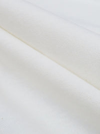 White Cotton/Polyester Interlock Knit 62W