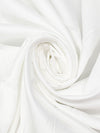 White 100% Cotton Sateen Shirting 56W