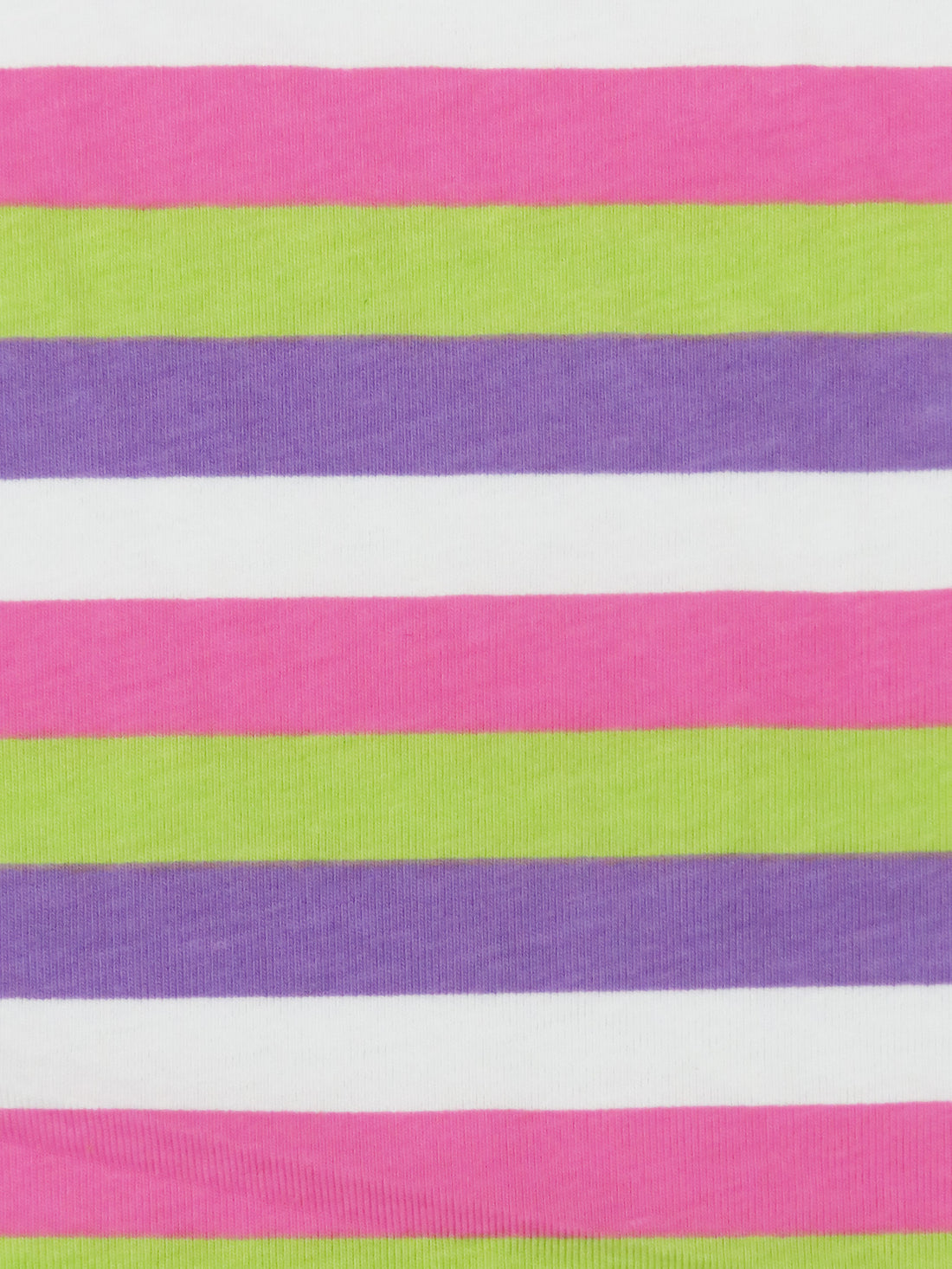 Paradise Pink/Avocado Green/Amethyst/White Cotton/Lycra Horizontal Stripe Print Jersey Knit 70W