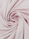 Pale Petal Pink Cotton/Polyester Sweatshirt Fleece 66W