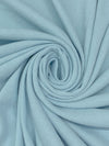 Light Steel Blue Cotton/Polyester Rib Knit 60W