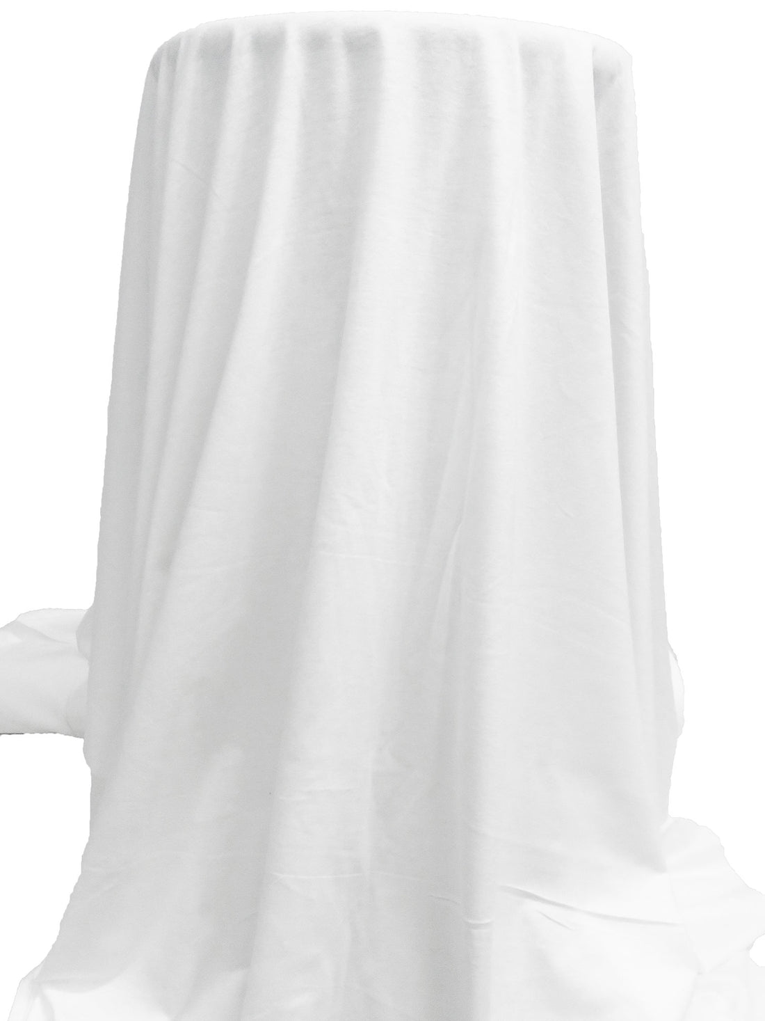 Soft White Cotton/Tencel Jersey Knit 58W