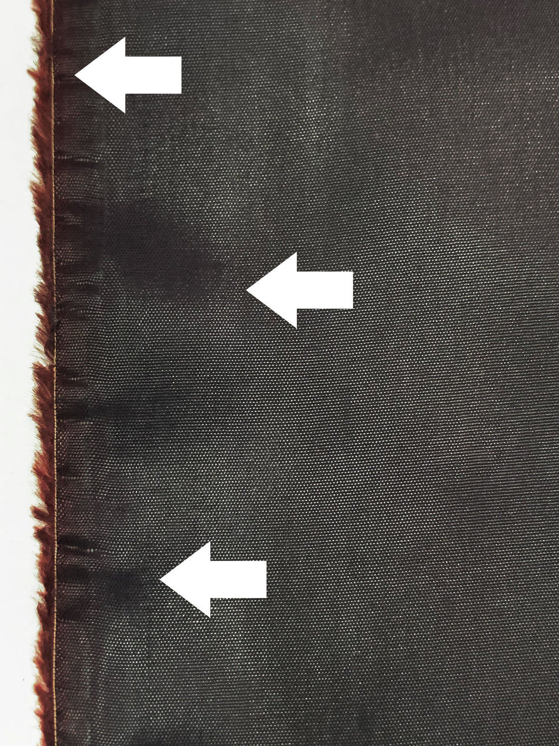 SOLD AS IS ONLY - Black 100% Acetate Lining 42W