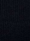 Navy/Black Wool/Nylon Chunky Rib Sweater Knit - Imported From Italy - 64W