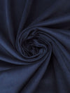 Dark Ink Blue 100% Cotton Corduroy 54W