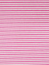 Tickle Me Pink/Light Jazzberry/White Cotton/Polyester Horizontal Stripe Weave Jersey Knit 60W