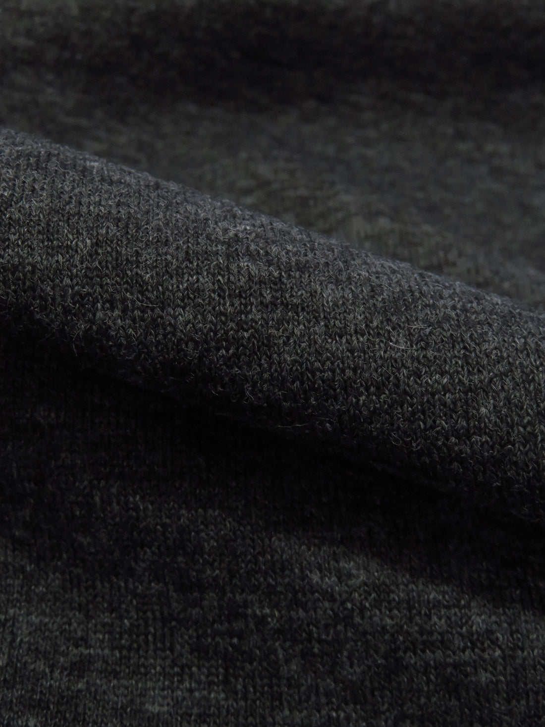 Graphite Polyester/Lycra Heathered Jersey Knit 60W