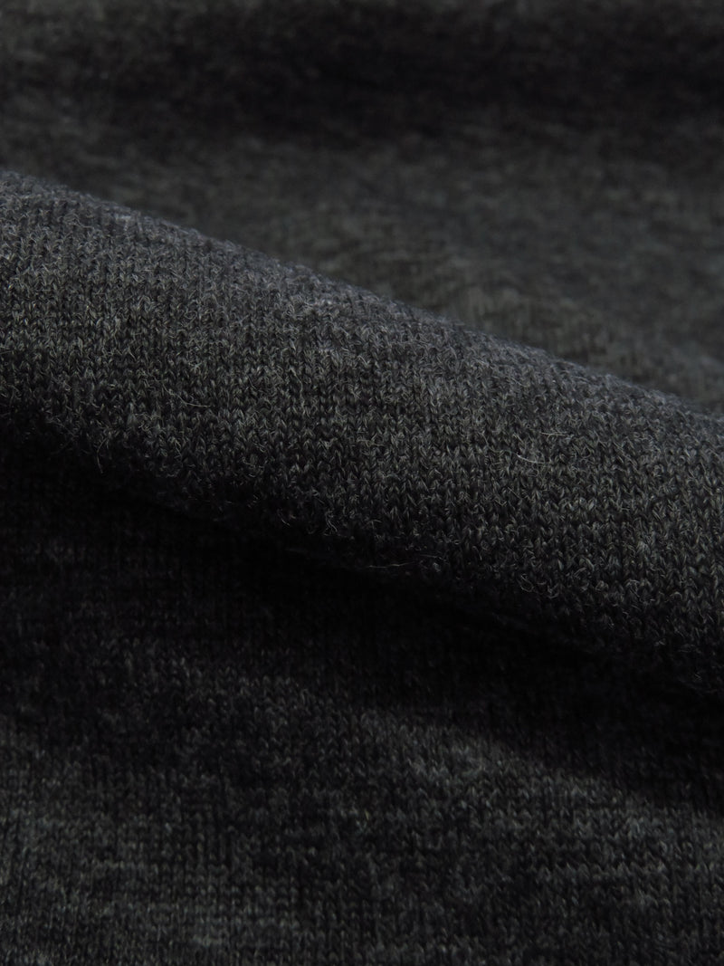 Graphite Polyester/Lycra Heathered Jersey Knit 60W