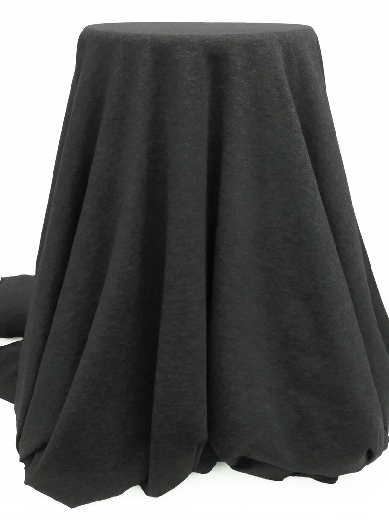 Graphite Polyester/Lycra Heathered Jersey Knit 60W