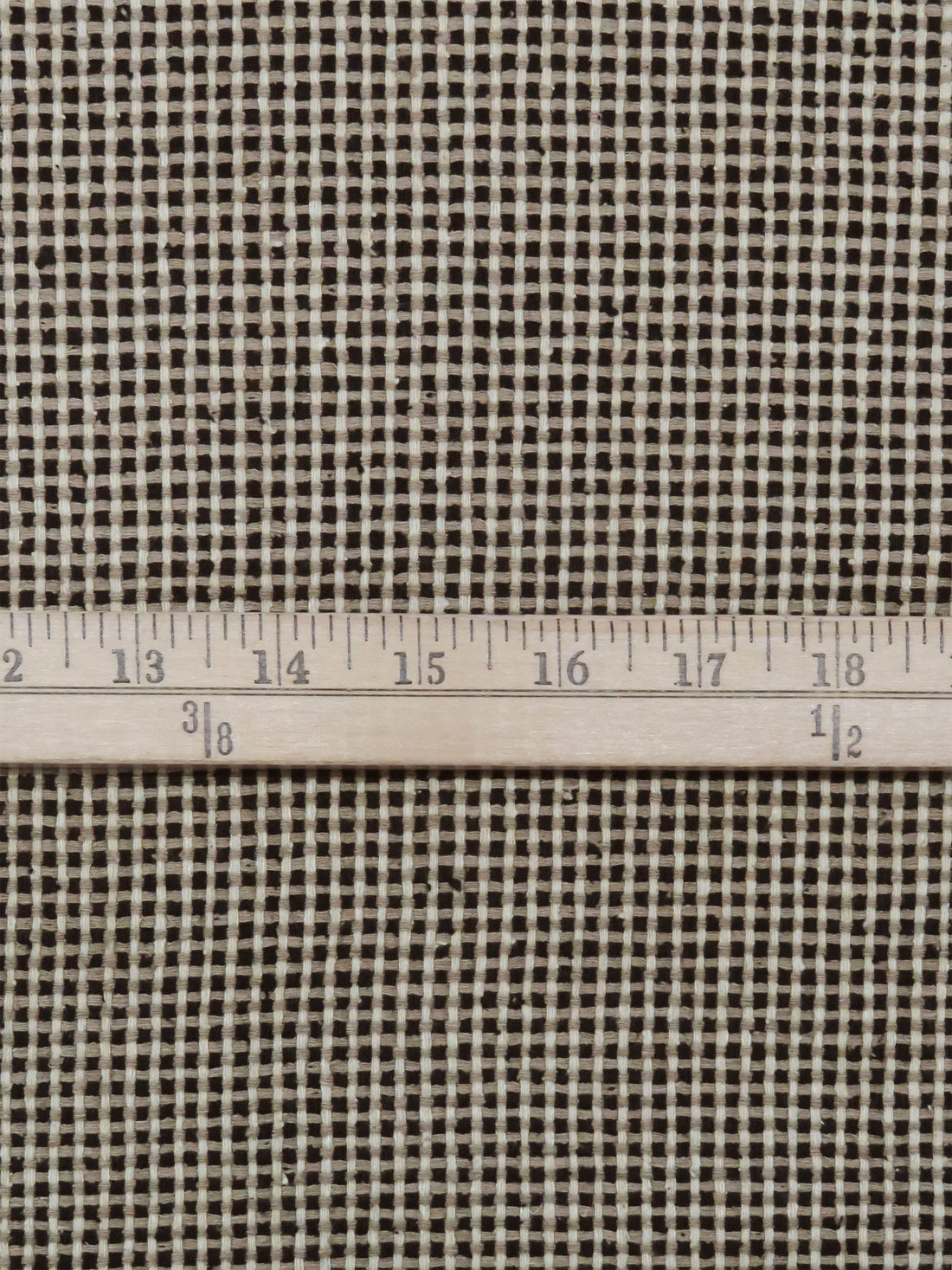 Burlap/Coyote Brown/Black 100% Silk Checkerboard Weave Suiting 56W