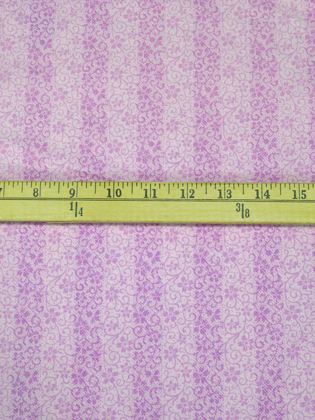 Thistle/Light Medium Orchid Polyester/Cotton Floral Vertical Stripe Print Broadcloth 58W