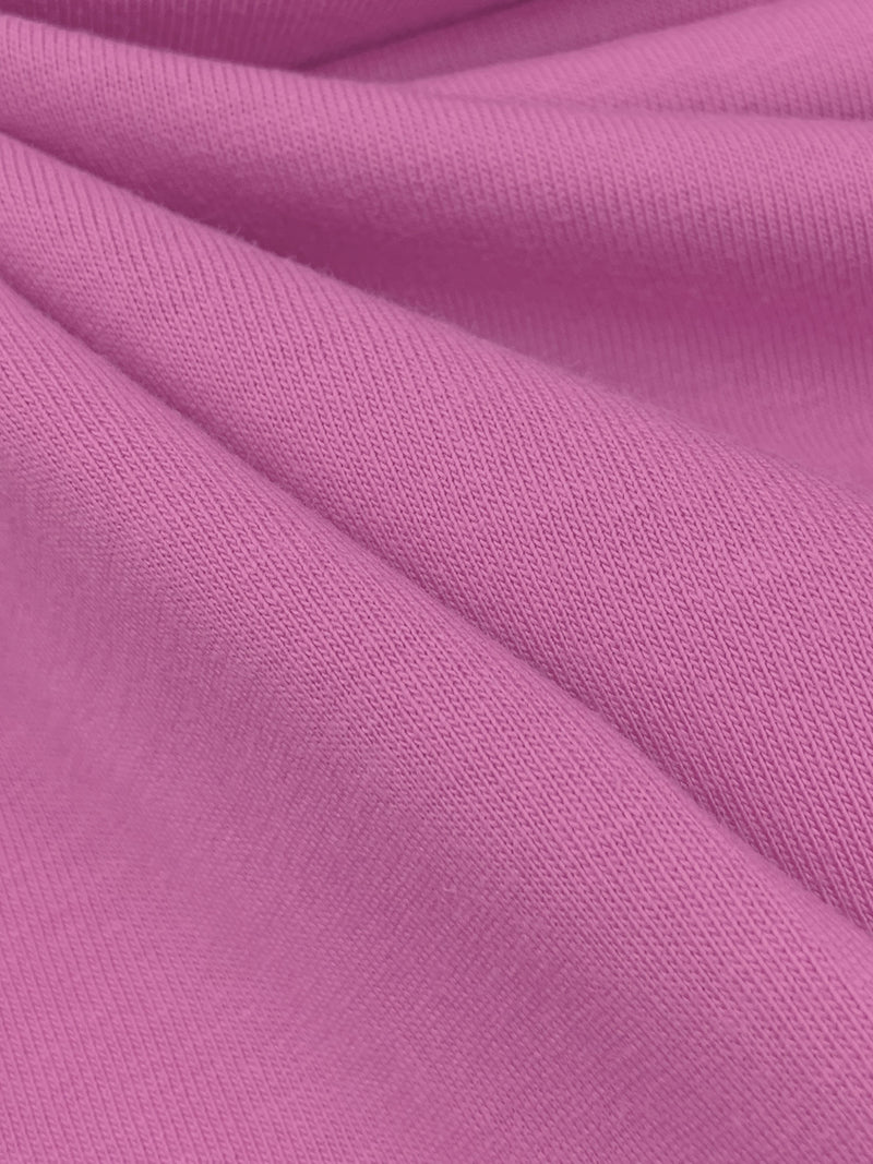 Wild Orchid Pink Cotton/Polyester Jersey Knit 68W