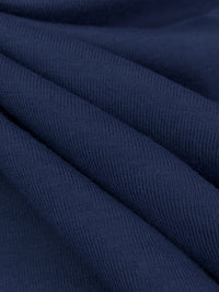 Prussian Blue Cotton/Polyester Jersey Knit 54W