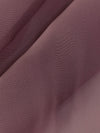Dark Mauve Taupe Silk/Rayon Two-Tone Chiffon 44W