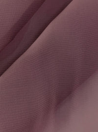 Dark Mauve Taupe Silk/Rayon Two-Tone Chiffon 44W