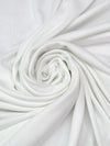 Ghost White Cotton/Polyester Rib Knit 56W