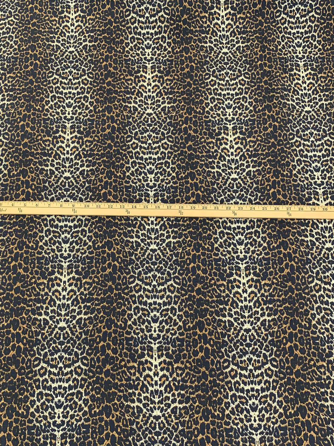 Dark Tan/Cream/Black 100% Rayon Animal Print Poplin 60W