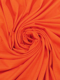 Safety Orange Cotton/Polyester Jersey Knit 54W