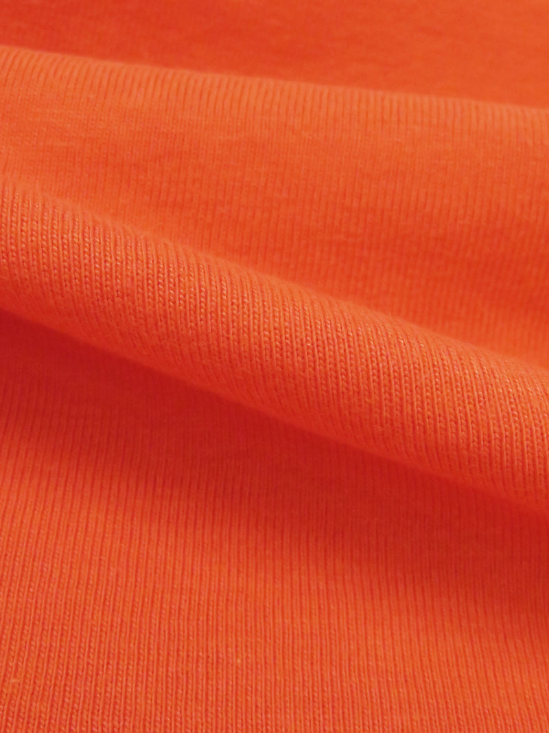 Safety Orange Cotton/Polyester Jersey Knit 54W