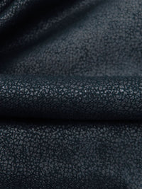 Midnight Blue/Dark Slate Blue Polyester/Rayon/Lycra Distressed Foil Print Ponte Knit - NY Designer - 58W