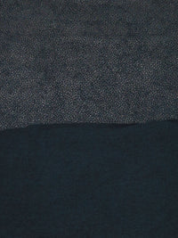 Midnight Blue/Dark Slate Blue Polyester/Rayon/Lycra Distressed Foil Print Ponte Knit - NY Designer - 58W