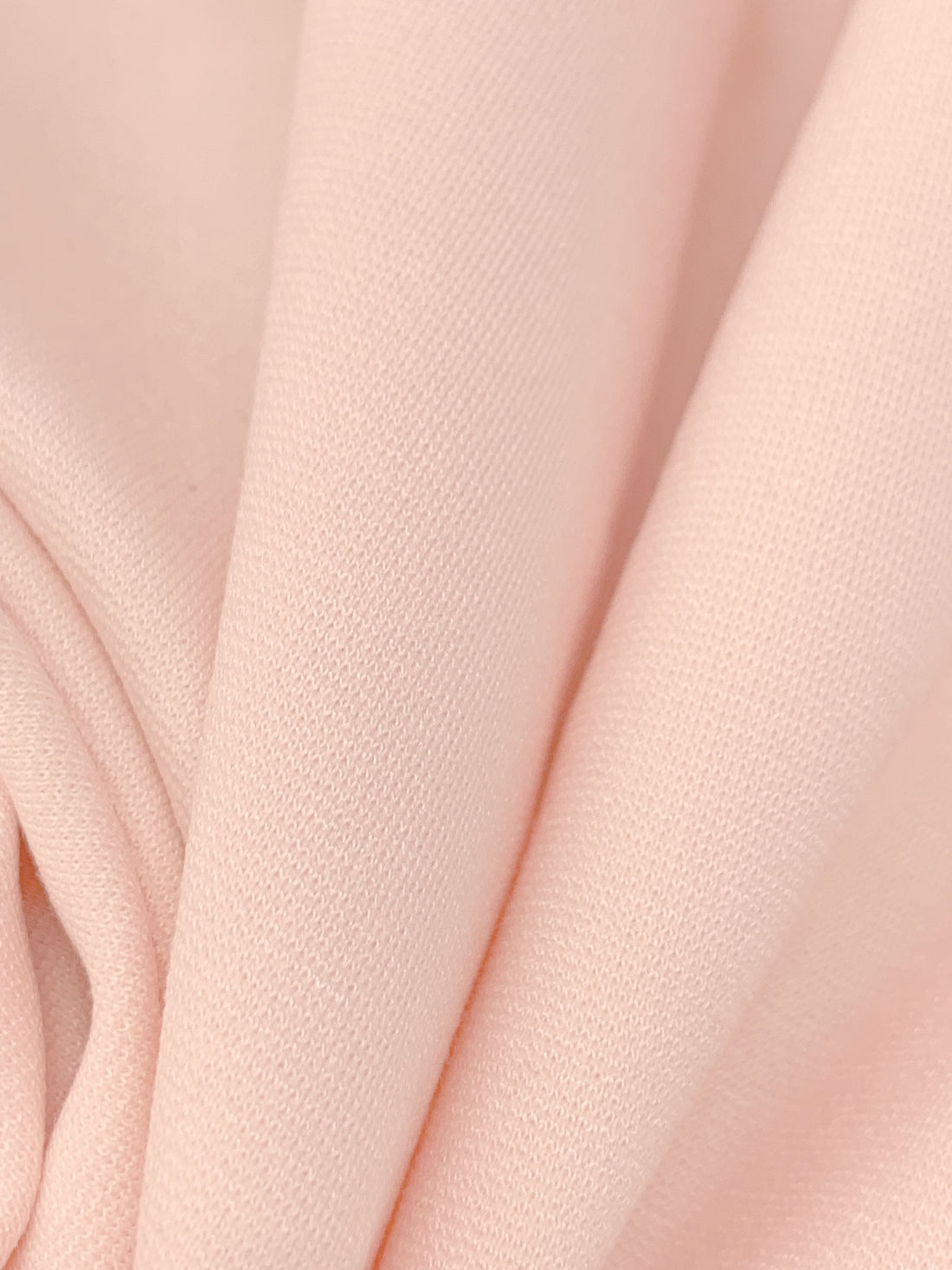 Champagne Pink Rayon/Nylon/Lycra Ponte Knit 56W