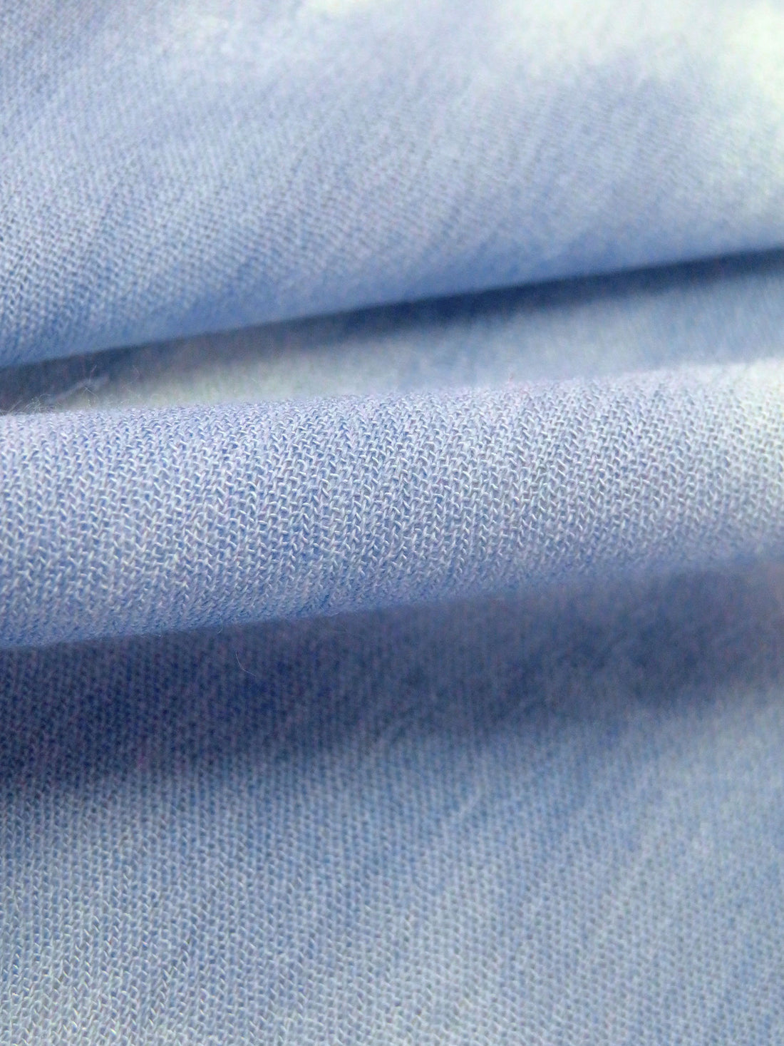 Cornflower/White 100% Rayon Tie-Dye Look Stripe Print Crinkle Challis 52W