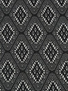 Black/Stone Taupe Polyester/Lycra Diamond Lace With Knit Backing - NY Designer - 60W