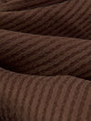 Acajou Brown/Chocolate 100% Rayon Vertical Stripe Weave Sandwashed Blouseweight Woven - NY Designer - 40W