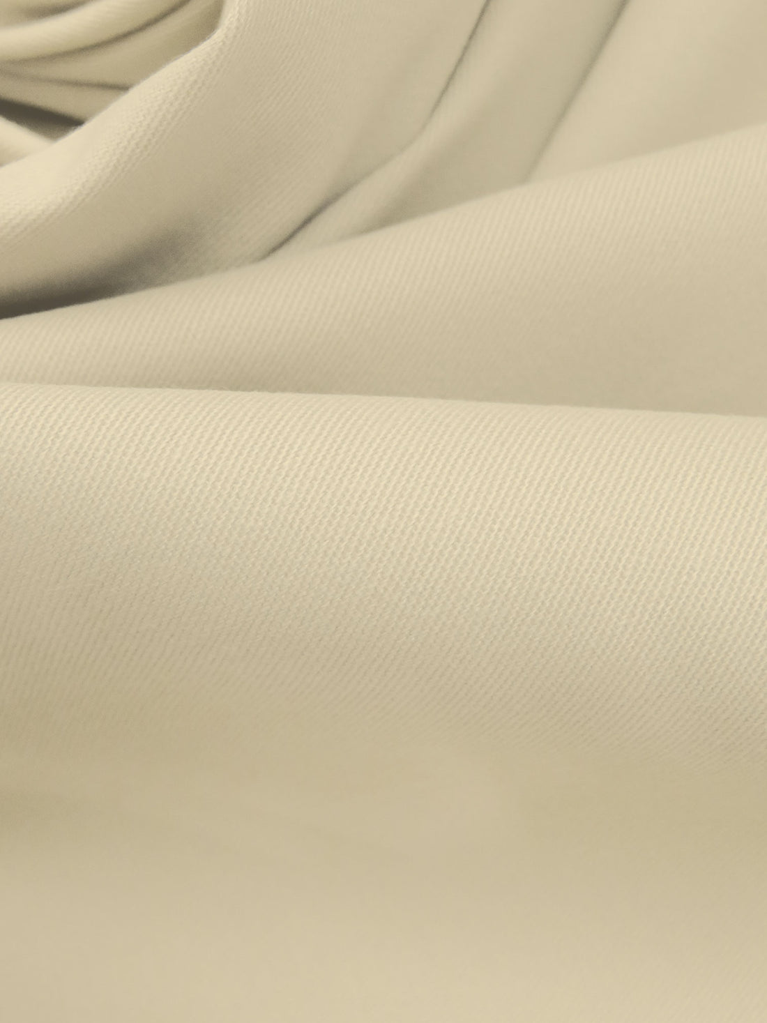 Pale Sand 100% Cotton Twill Bottom Weight Woven - NY Designer - 63W