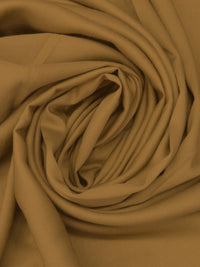 Golden Oak Brown 100% Rayon Fine Twill Shirting - Imported From Japan - 43W