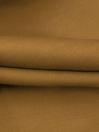 Golden Oak Brown 100% Rayon Fine Twill Shirting - Imported From Japan - 43W