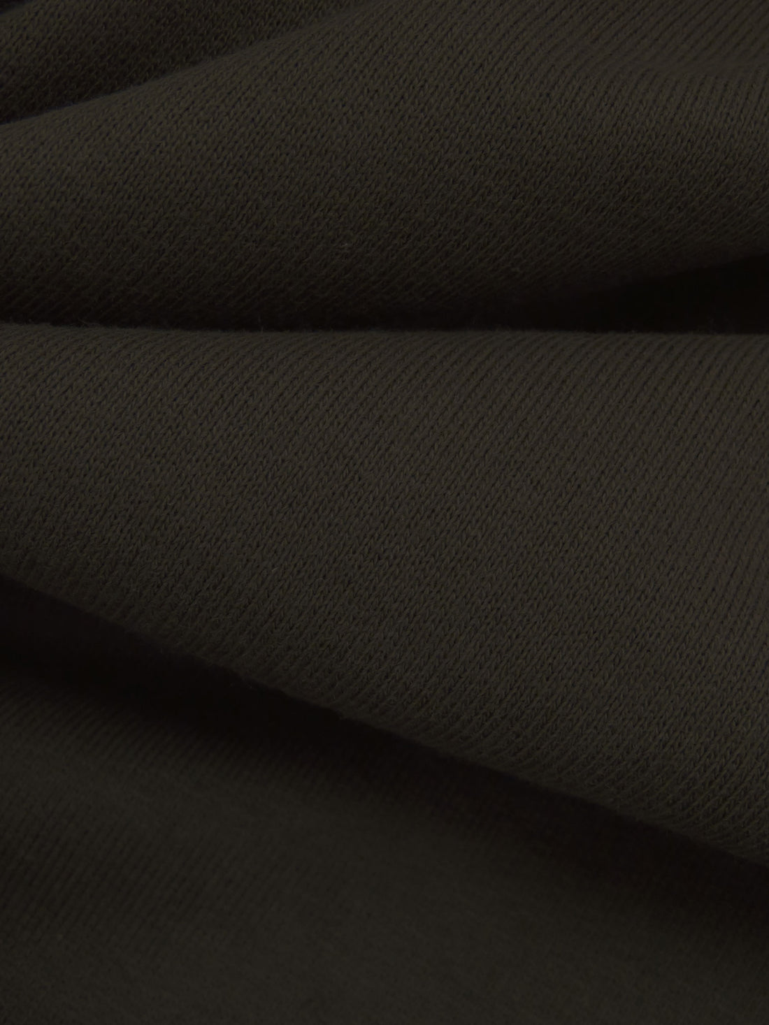 Midnight Creole Brown 100% Cotton French Terry Knit - Imported From Italy - 67W