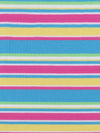 Sky Blue/Fruit Punch Pink/Lemon/Multi Cotton/Polyester Horizontal Stripe Jersey Knit 58W