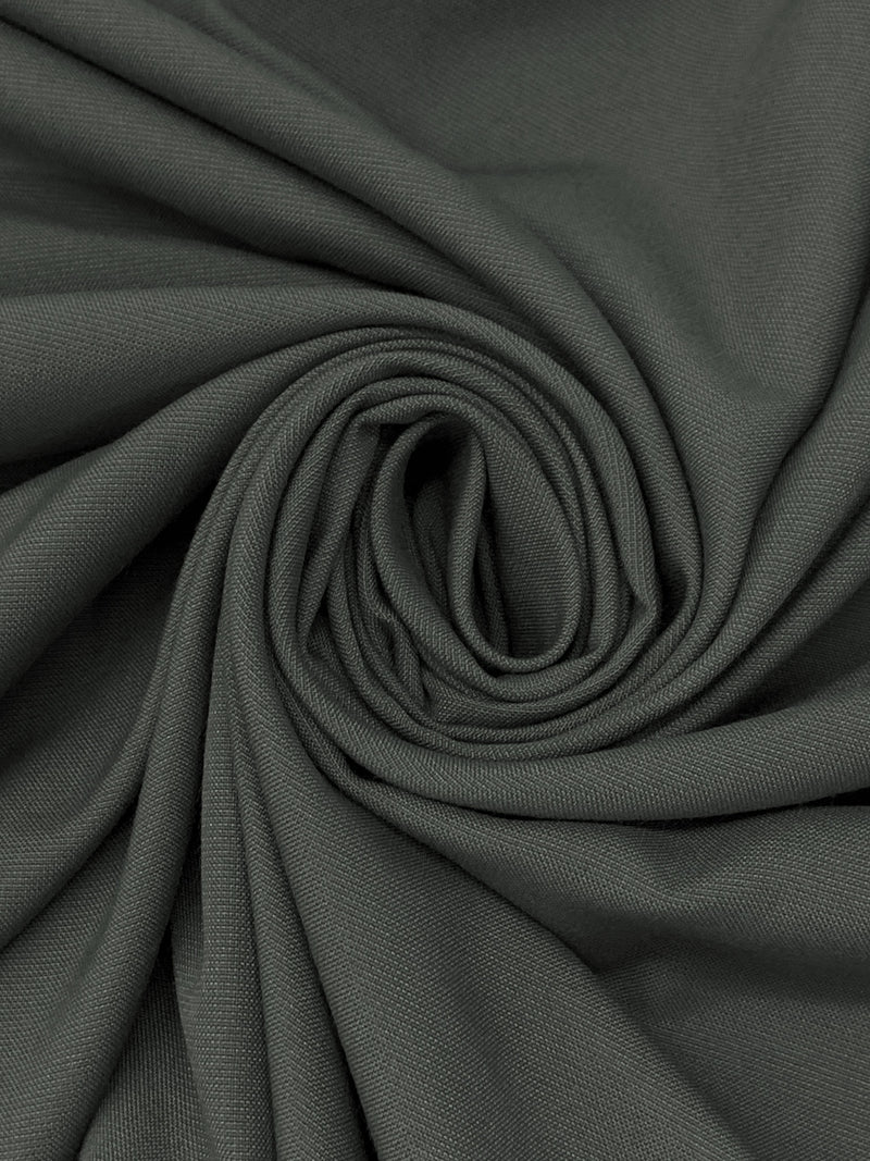 Mineral Gray 100% Polyester Suiting 58W