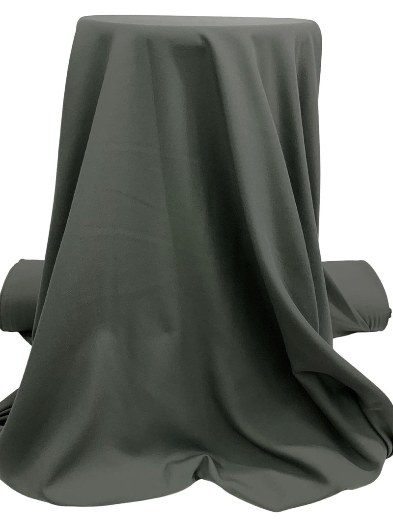 Mineral Gray 100% Polyester Suiting 58W
