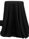 Onyx Black Polyester/Rayon/Lycra Ponte Knit 56W