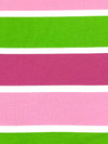 Lime/Deep Magenta/Orchid Pink Cotton/Lycra Horizontal Stripe Jersey Knit 58W