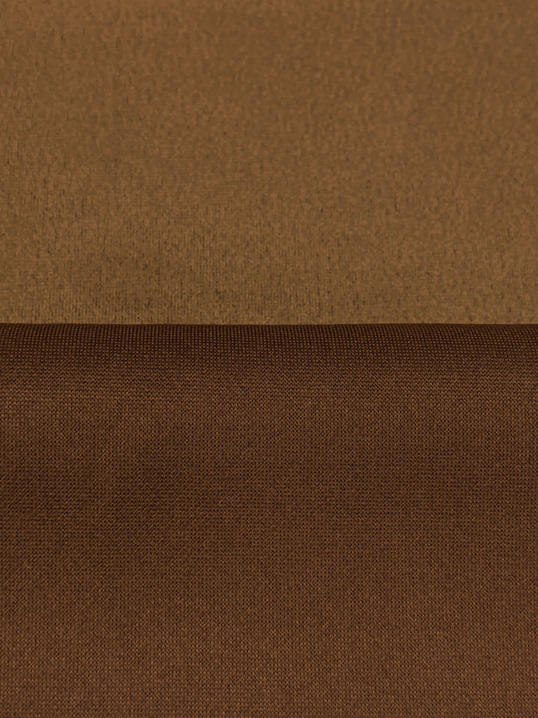Saddle Brown/Chestnut Brown Polyester/Lycra Suede Double Knit - NY Designer - 58W