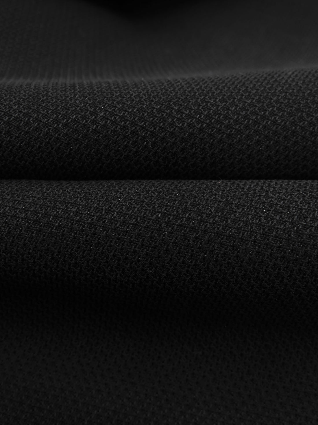 Dark Charcoal Gray Polyester/Rayon Peachskin-Like Crepe Woven 58W