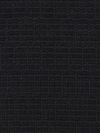 Black 100% Cotton Boucle Suiting - NY Designer - 48W